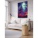 Decorative panel with photo printing "mysterious night", vertical, size 150x200 cm