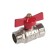 Ballic zein English, outer/internal thread 1/2, butterfly, zinc