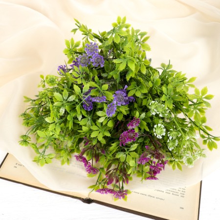 Bouquet "Alissum with Ostrim" 29 cm, mix-2