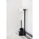Bergenson Bjorn Bath Mats suspended toilet paper holder, Black Color Black