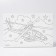 Picture on numbers for children "Military Helicopter", 20 x 30 cm