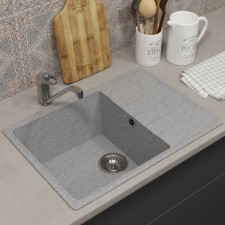 Kitchen carrier made of stone Uperwood Econ UPD-506, 003, rectangular, color 003 gray matte