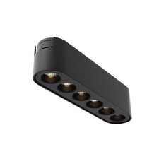 TREECH TRECHNICAL TR082-1-6W3K-M-B, 6W, 11.6x2.6x2.8 cm, LED, 600LAM, 3000K, Black Color.