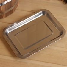 Substantine Patron for Salt Briket, Stainless Steel, 27x20cm