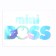 Polymer stickers on the balls "Mini Boss", silver