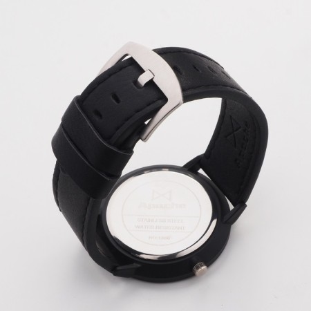 Men's wristwaters "Ares", D-4.5 cm, black strap-2