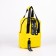 Backpack - youth bag from a lightning textile, 3 pockets, textura, yellow color