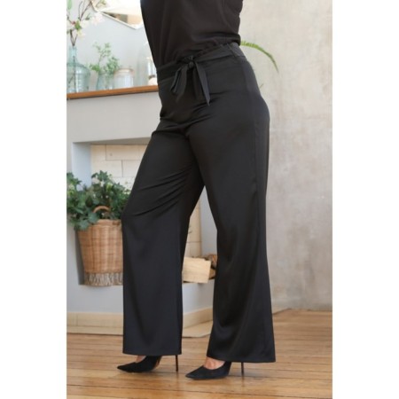 Female suit, size 48, black color-6