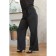 Female suit, size 48, black color