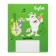 Notebook 12 sheet braids "Buba", cover coated cardboard, rounded corners, unit 65 g/m2, 5v mix