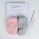 Knitting set. Amigurumi: Soft toy "Sleepy Bunny Amelia", 26 cm