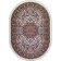 Oval Merinos shahreza carpet, size 200x285 cm, Cream color