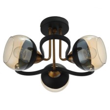 Economic Service Cup 3x40W E27, black 65x65x50 cm