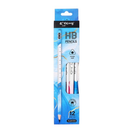 Pencil Chernographic NV with an eraser, ruler, Triangular Mix case-4