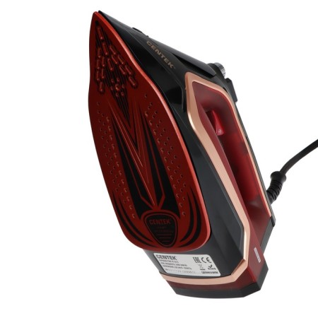 Iron Centek CT-2313, 2600 W, 350 ml, ceramics, drop-stop, steam. blow, self -cleaning, red-3