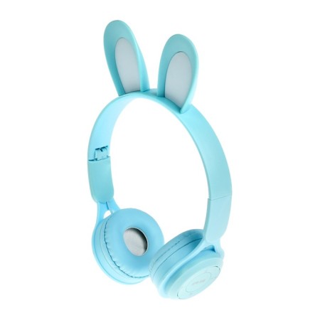 Wireless headphones Y08R, invoices, children's, BT 5.1, backlight, 400 mAh, blue-3