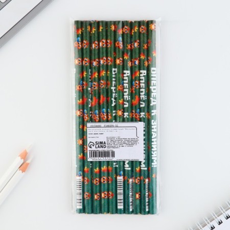 Pencil is a simple blackographic “Go to Knowledge!”, Without an eraser, 17.7 x 0.7 cm-4