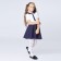 School skirt "Podsolnets", blue color, height 146 cm (38)