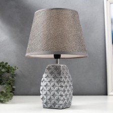 Table lamp 16445/1GR E14 40W gray 22x22x34 cm Risalux