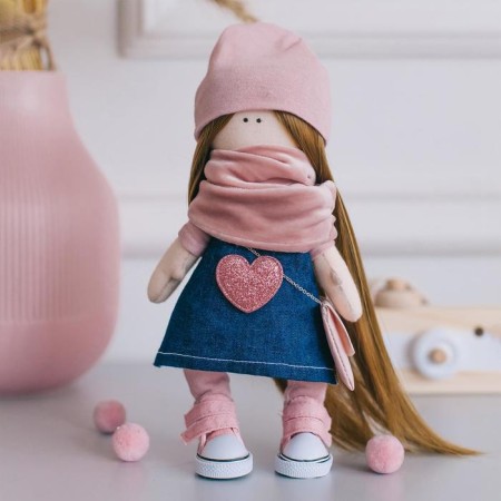 Sewing kit. Interior doll "NATI", 21 cm-5