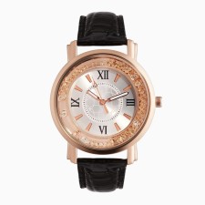 Women's watches of female “Felicia”, dial D-3.2 cm, black