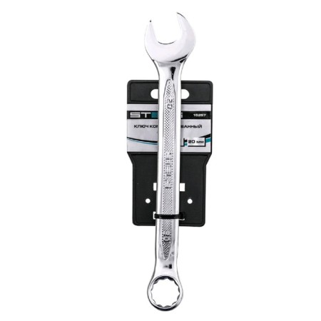 Combined key Stels 15257, CRV, Antilip, 20 mm-3