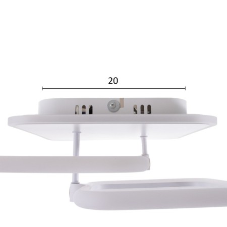 Causteen from PDU 1915/2 LED 78W Dimmer white 47x37x13.5 cm Bayerlux-18