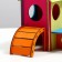 House for rodents with ladder 25 x 22 x 22 cm