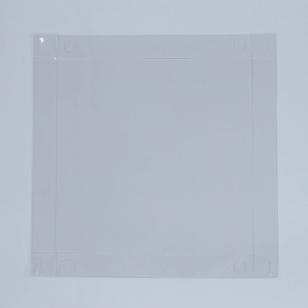 Cookie box, confectionery packaging with PVC lid, “Blow with happiness”, 21 x 21 x 3 cm-8