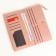 Women's wallet on magnets, pink color