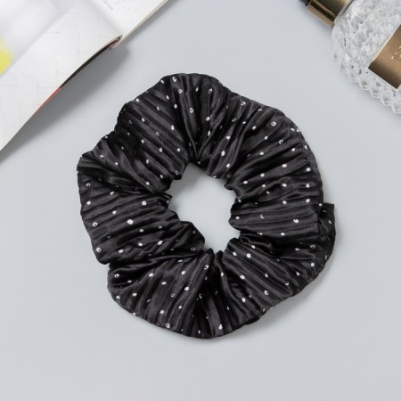 Hair elastic band "Orbit" Netiva reaping, 12 cm, black-1