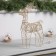 Figure Light "Beige Deer", 35x19x8 cm, 20 LED, AAX2 (not in set.), T/white
