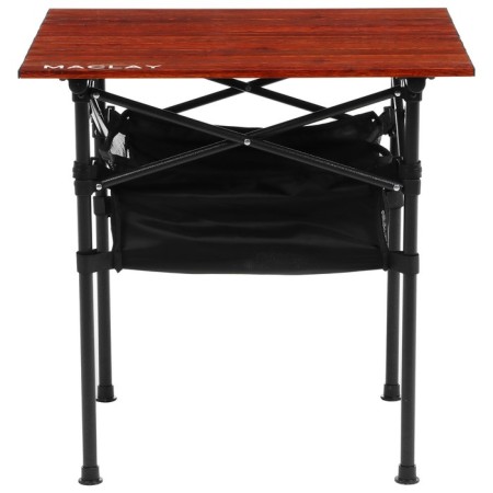 Tourist Maclay Table, with organizer, 58x58x58 cm, tree color-6