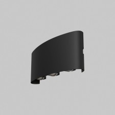 Architectural lighting Outdoor O417WL-L6B3K, 6W, 4,2x16.5x8 cm, LED, 600LM, 3000K, Black color black color