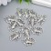 Decor Metal for creativity "Scorpio" silver 4304 2.5x1.5 cm