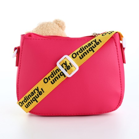 Bag's bag with lightning, raspberry color-1