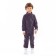 Overalls for the boy, dark gray color, height 104-110 cm