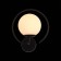 Wall lamp EVOLUCE. SL418.401.01. Galio. 1x60 W, E27, 30x23 cm, black color