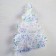 Garland "tinsel" 1 m dew, ip20, mother -of -pearl thread, 22 LED, 6 layers, d = 5 cm, glow warm white, CR2032x2