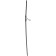 The opposite is straight, 25 cm, the color is black, 10 pcs.
