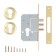 Corps of the Kale Kle Klit Solegun Castle/3m W/B, under C/M, 45 mm, brass color