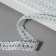 Decorative braid “Sanding clock”, 14 mm, 10 ± 1 m, white color