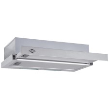 Вытяжка MBS PILEA 160 INOX, встраиваемая, 650 м3/ч, 2 скорости, 60 см, серебристая