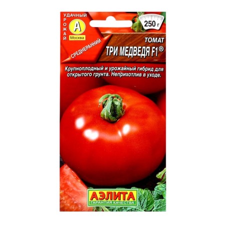Seed Tomat "Three Bear" F1, C/P, 20 pcs