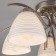 MEGAN chandelier, 5x60W E27, Nickel color
