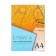 Large-scale-cordial A4 paper 10 sheets of Calligrata, orange mesh
