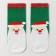 Children's socks "Frost red nose", green color, size 18-20