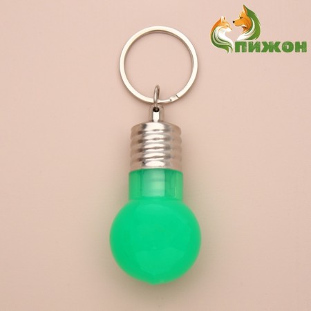 Light beacon on a collar for large and medium dogs, packing 12 pcs, green