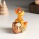 Souvenir Polystone "Dragon with gold reserves" MIX 5.4x3.2x6 cm