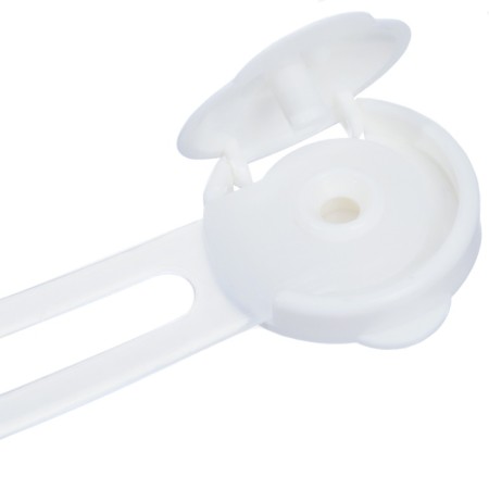 A set of universal locks, 4 pcs., Color transparent/white-5
